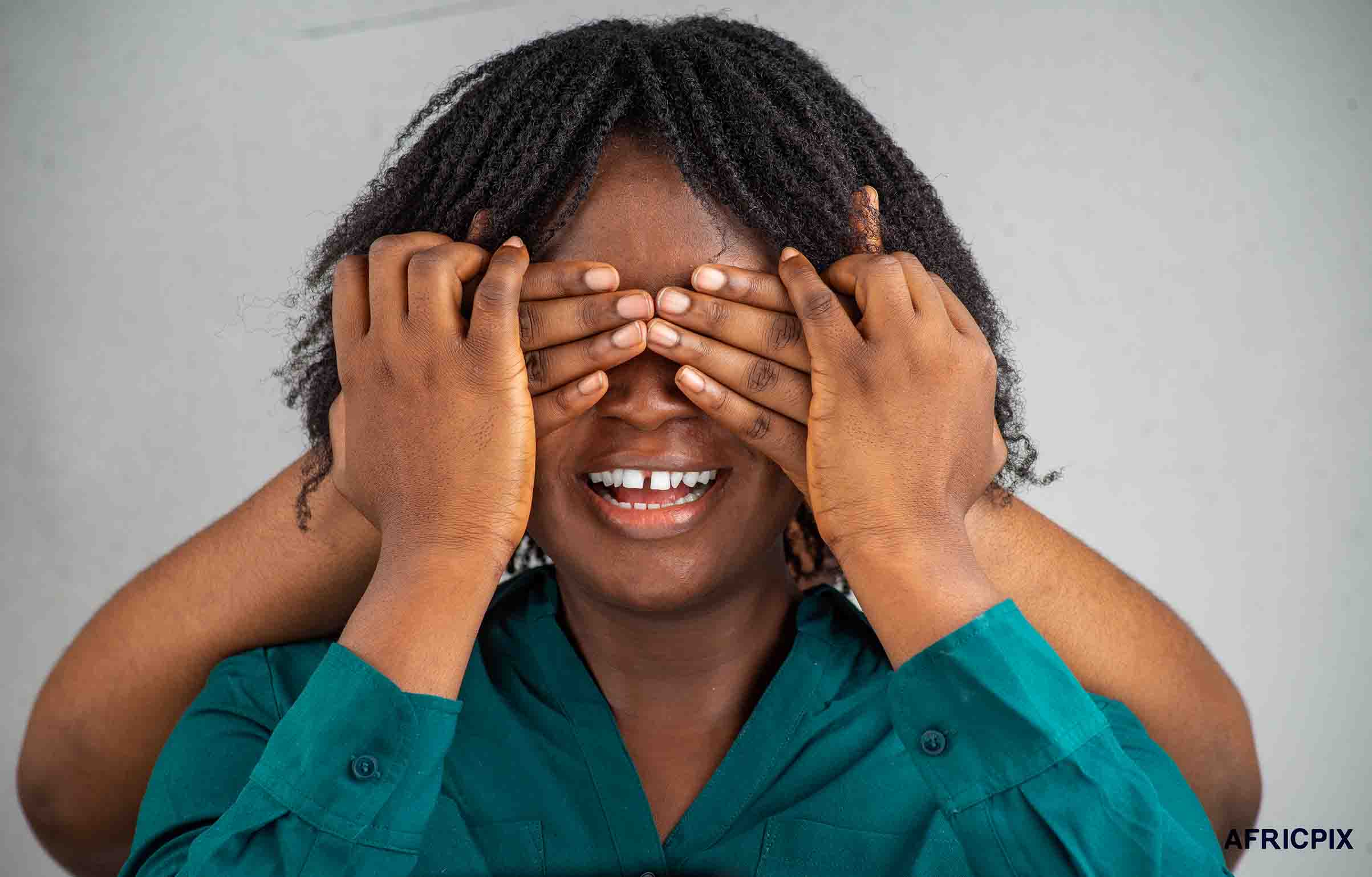 Nigeria Woman Surprise Handing Arms