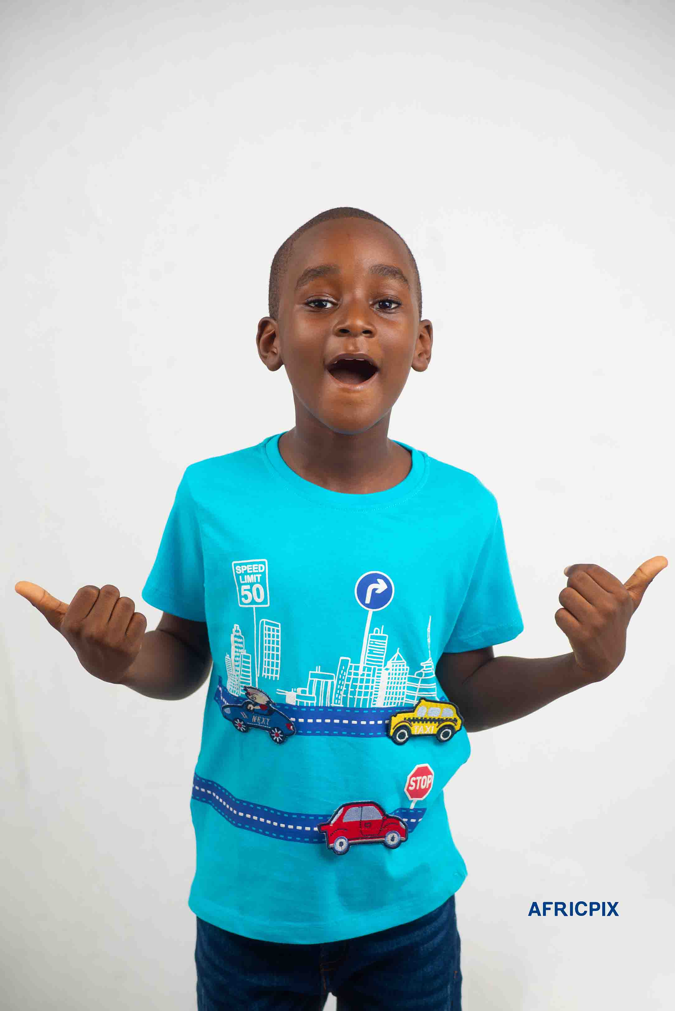 Happy Excited Child Boy Thumb Up